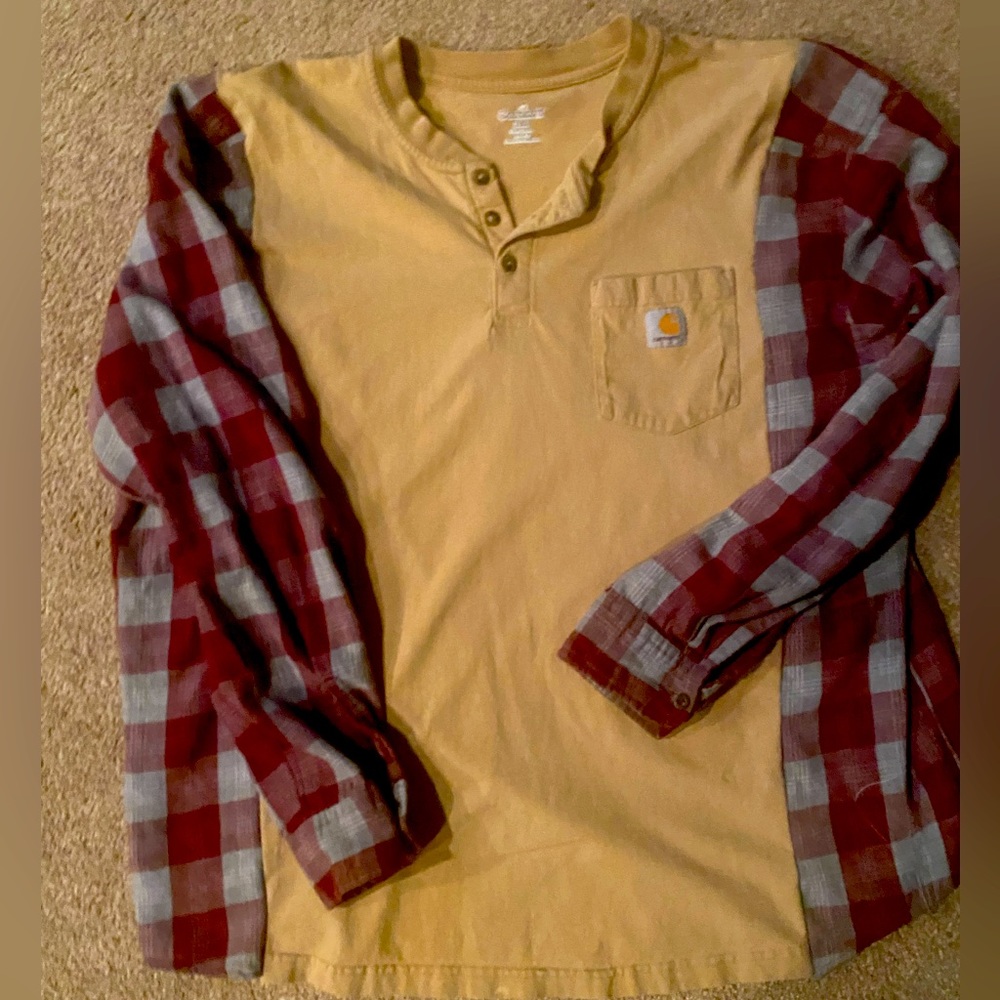 2x Carheart shirt/ flannel handmade